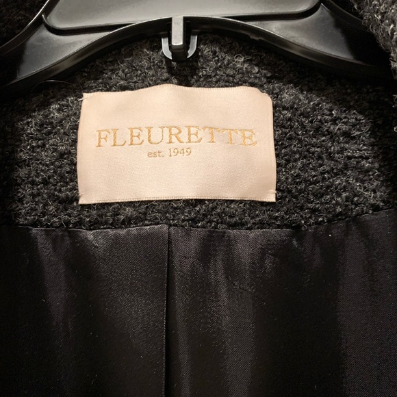 Fleurette Textured Wool Coat - Picture 3 of 5